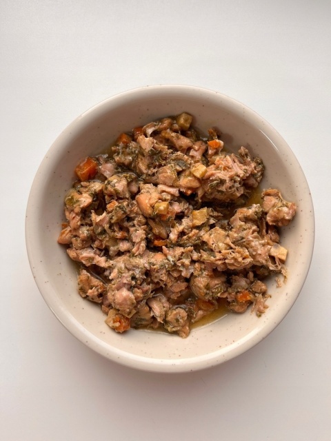 "Hau in the Jar" gotowana mokra karma dla psów - Królik ze szpinakiem 350g