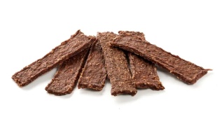 Smaki Prezesa – miękkie paski mięsne z kangura – 100 g