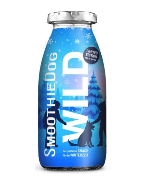 SmoothieDog Winter Wild – świąteczna edycja smoothie dla psa z dziczyzną – 250 ml