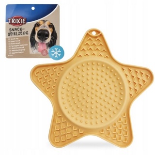 Trixie – Świąteczna Mata do Lizania dla Psa „Gwiazdka” 23,5 cm