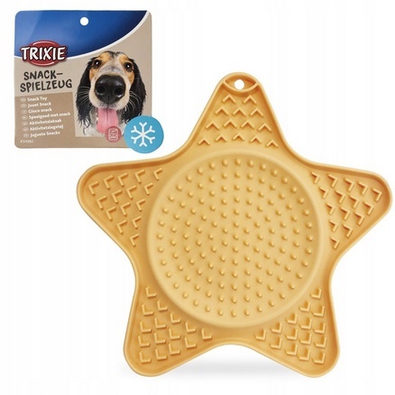 Trixie – Świąteczna Mata do Lizania dla Psa „Gwiazdka” 23,5 cm