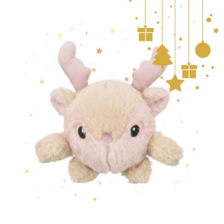 Trixie Xmas Renifer okrągły – świąteczna zabawka dla psa 18 cm
