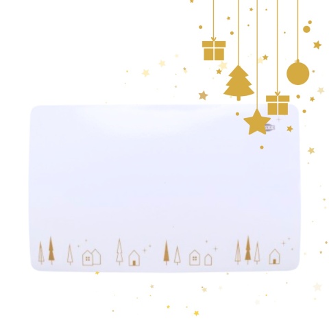 Trixie Xmas - Świąteczna Mata pod miski dla psa lub kota 44 x 28 cm