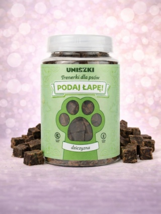 Uniszki - TRENERKI dla psa Dziczyzna - 150g