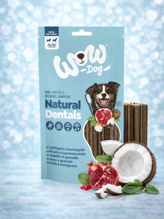 WOW DOG Natural Dentals Maxi - gryzaki dentystyczne dla psa (230g)