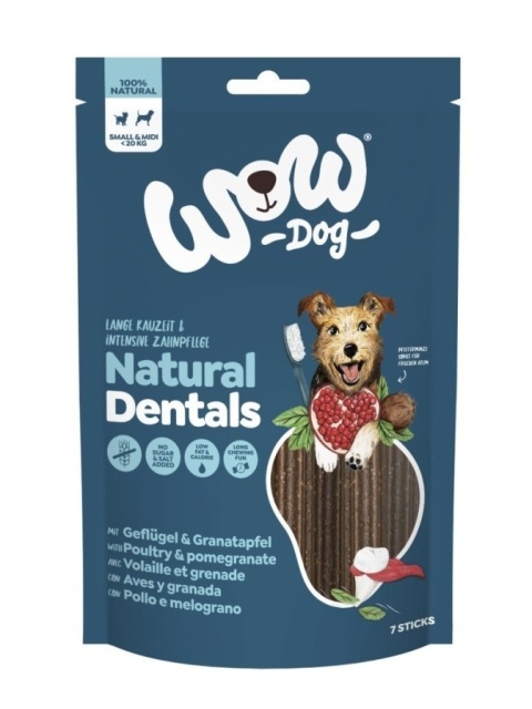 WOW DOG Natural Dentals Midi - gryzaki dentystyczne dla psa (195g)
