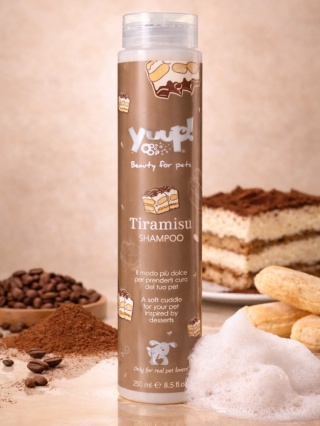 Yuup! Tiramisu Shampoo 250ml - perfumowany szampon dla psa, włoski deser kawowy