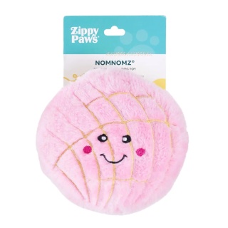 Zippy paws -NomNomz®- Pink Pan Dulce -pluszowa zabawka dla psa - różowe ciasteczko