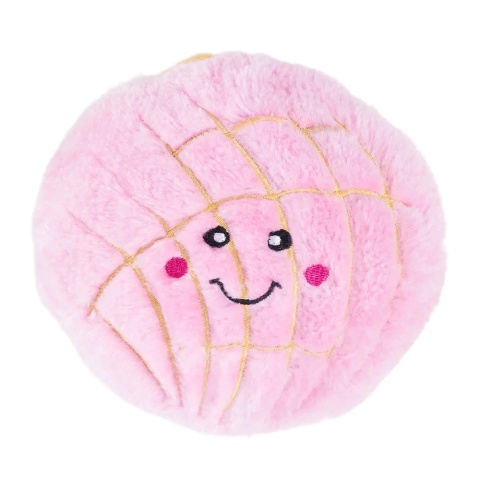 Zippy paws -NomNomz®- Pink Pan Dulce -pluszowa zabawka dla psa - różowe ciasteczko