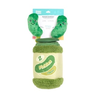 ZippyPaws - Bungee Burrow - Pickle Jar 21cm - zabwka węchowa dla psa - Pikle