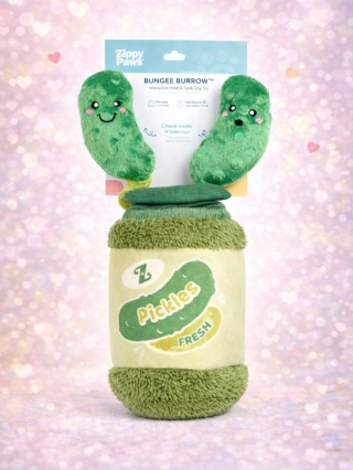 ZippyPaws - Bungee Burrow - Pickle Jar 21cm - zabwka węchowa dla psa - Pikle