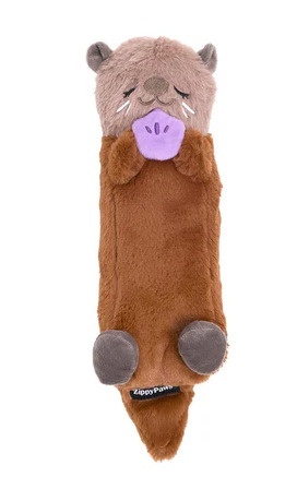 ZippyPaws - Snooziez with Shhhqueaker - Zabawka dla psa z cichą piszczałką - wydra