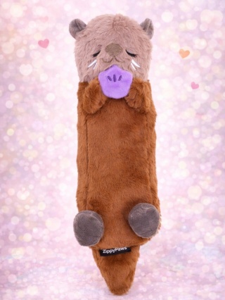 ZippyPaws - Snooziez with Shhhqueaker - Zabawka dla psa z cichą piszczałką - wydra