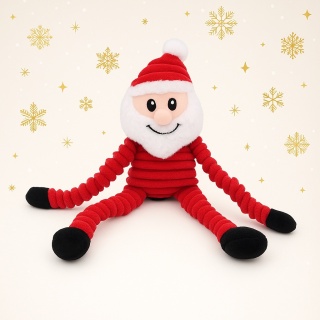 ZippyPaws – świąteczna zabawka dla psa – Pluszowy Mikołaj