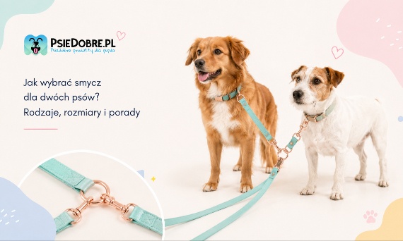 Jak wybrać smycz dla dwóch psów? Rodzaje, rozmiary i porady