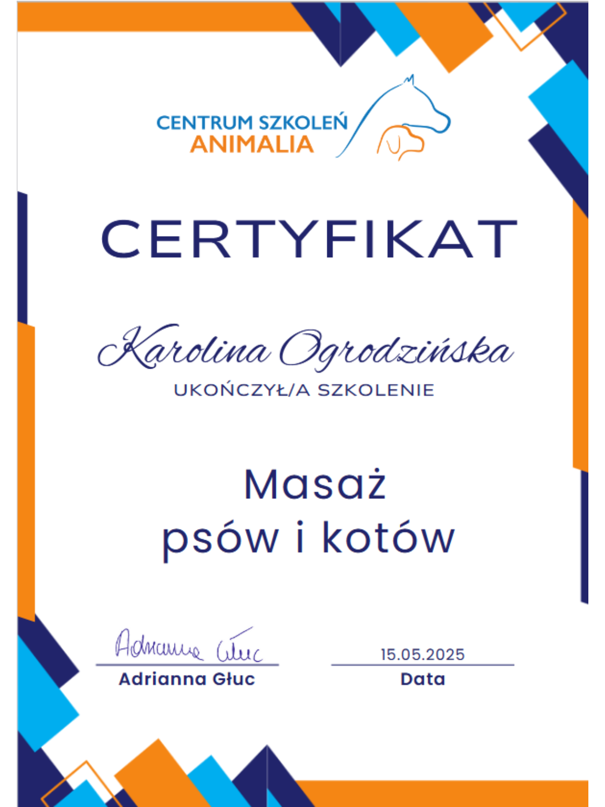 Certyfikat Psie Dobre